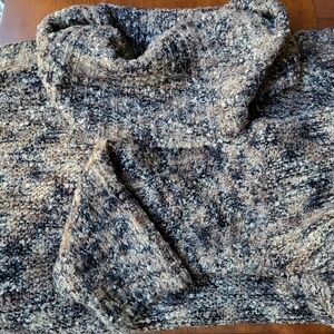 Browns/creams/ cowl neck sweater